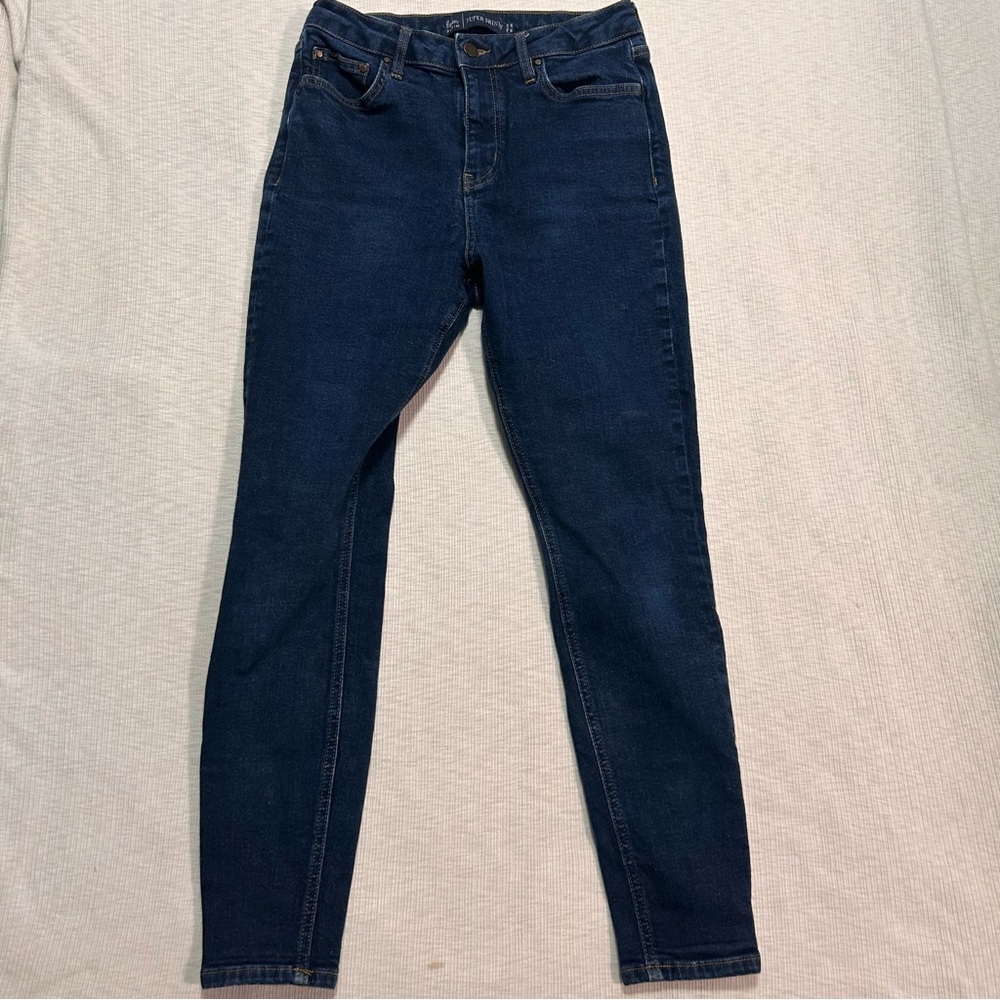 Boden Jeans Dark Blue Stretch Skinny Highrise Women's Size 8 Pockets‎